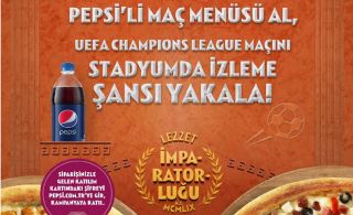 Maç Menüsü Alanlar UEFA Şampiyonlar Ligi Maçını Yerinde İzliyor