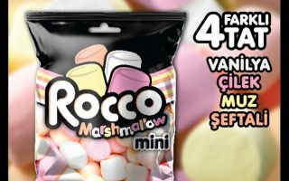 Yepyeni Rocco Marshmallow ile Dört Farklı Meyve Aroması Tek Pakette
