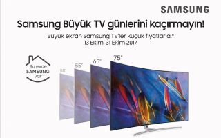 Samsung Büyük TV Günleri Başladı