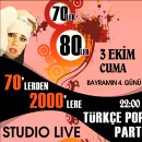 70`lerden 2000`lere Türkçe Pop Party 