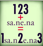 123+sa.ne.na=1sa.n2e.na3 