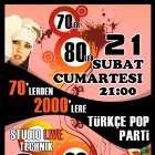 70lerden 2000lere Türkçe Pop Parti 