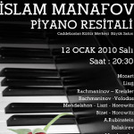İslam Manafov Piyano Resitali 