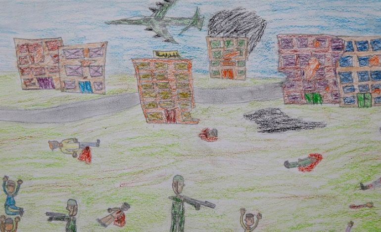 Suriyeli Savaş Mağduru Çocukların Resim Sergisi
