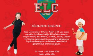 Koç Üniversitesi ELC For Kids Kış Programı Başlıyor