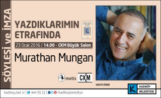 Murathan Mungan ‘Defter’i ile Kadıköy'e Geliyor
