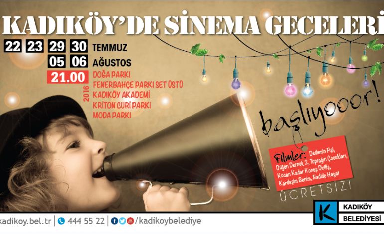 Kadıköy'de Sinema Geceleri Başladı