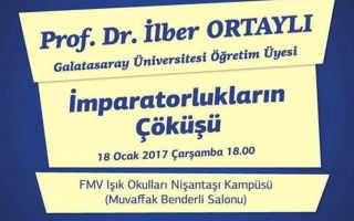 FMV Kültür Konferanslarının Ocak Ayı Konuğu Prof. Dr. İlber Ortaylı