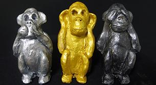 Masterpiece Heykel - Üç Maymun