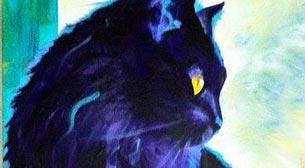 Yağlı Boya Workshop Mavi Kedi