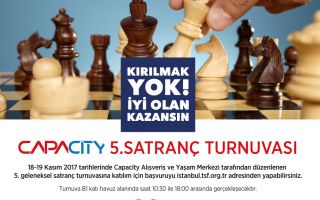 Capacity Geleneksel '5. Satranç Turnuvası' Başlıyor.