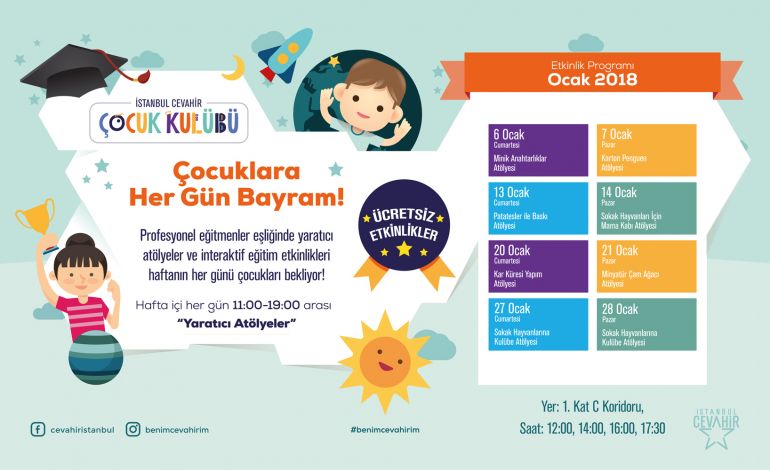 İstanbul Cevahir'de Çocuklara Her Gün Bayram