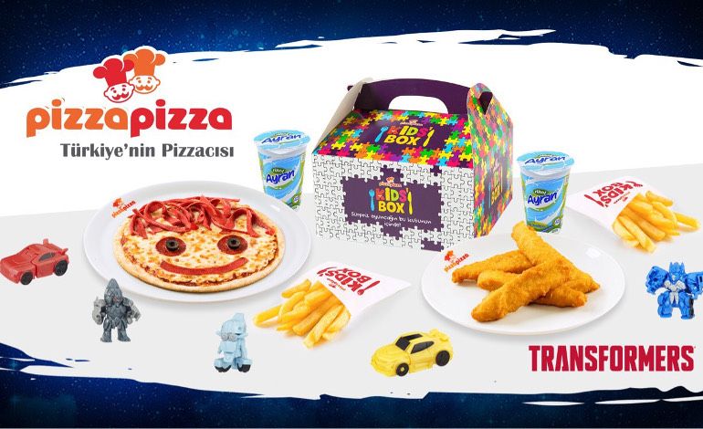 Transformers ve My Little Pony Oyuncakları Pizza Pizza Çocuk Menülerinde!