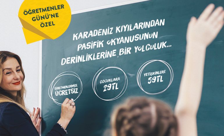 İstanbul Akvaryum Öğretmenlere Ücretsiz