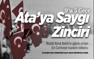 Ulu Önder Mustafa Kemal Atatürk Maltepe’de Saygı Zinciri ve Saygı Dalışıyla Anılacak