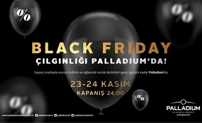 Palladium'da Black Friday İçin Geri Sayım Başladı