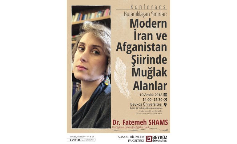 Dr. Fatemeh Shams: Bulanıklaşan Sınırlar: Modern İran ve Afganistan Şiirinde Muğlak Alanlar