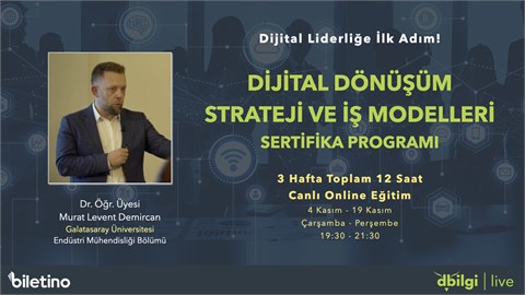 Dijital Dönüşüm Strateji ve İş Modelleri Sertifika Programı