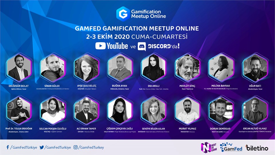 Gamification Meetup Online - Gamfed Türkiye 4.Oyunlaştırma Konferansı