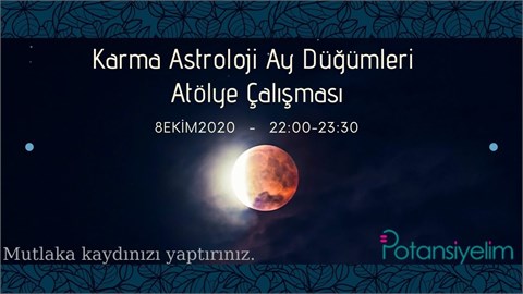 Karma Astroloji Ay Düğümleri Atölye Çalışması