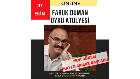 ONLİNE Faruk Duman Öykü Atölyesi (4 Hafta)