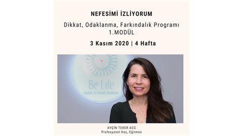 "NEFESİMİ İZLİYORUM" Dikkat I Odaklanma I Farkındalık Programı (4 HAFTA)