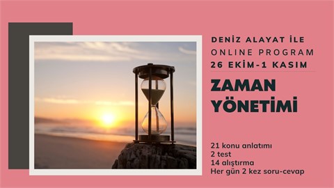 Online Program: Zaman Yönetimi