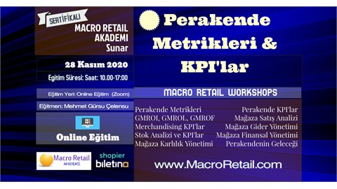 Perakende Metrikleri ve KPI'lar Eğitimi (Online-Canlı Eğitim)