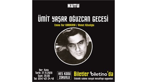 ÜMİT YAŞAR OĞUZCAN GECESİ