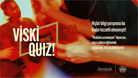 Barış Mercan ile Viskiquiz (interaktif, eğlenceli, tadımlı ve ödüllü yarışma)