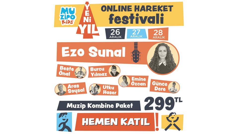 Muzipo Kids Yeni Yıl Online Hareket Festivali