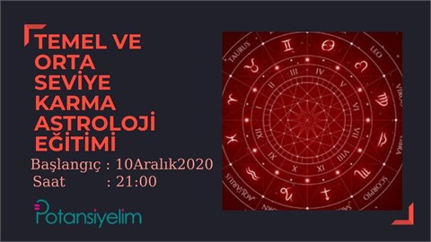 Temel ve Orta Seviye Karma Astroloji Eğitimi