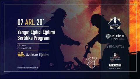 Yangın Eğitici Eğitimi Sertifika Programı