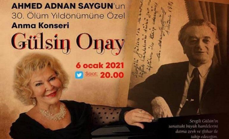 Ahmed Adnan Saygun'u Anma Konseri: Gülsin Onay - Online