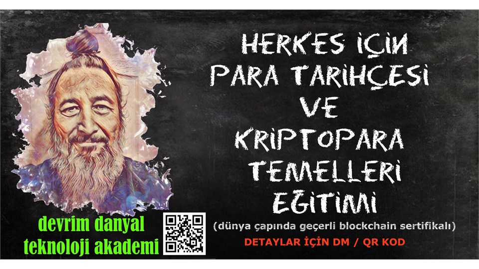 ONLINE SERTİFİKALI - Herkes İçin Para Tarihçesi ve Kriptopara Temelleri Eğitimi - 16 Şubat