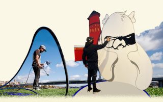 Saype ve Leo Lunatic’den Land Art & Street Art Masterclass’ı