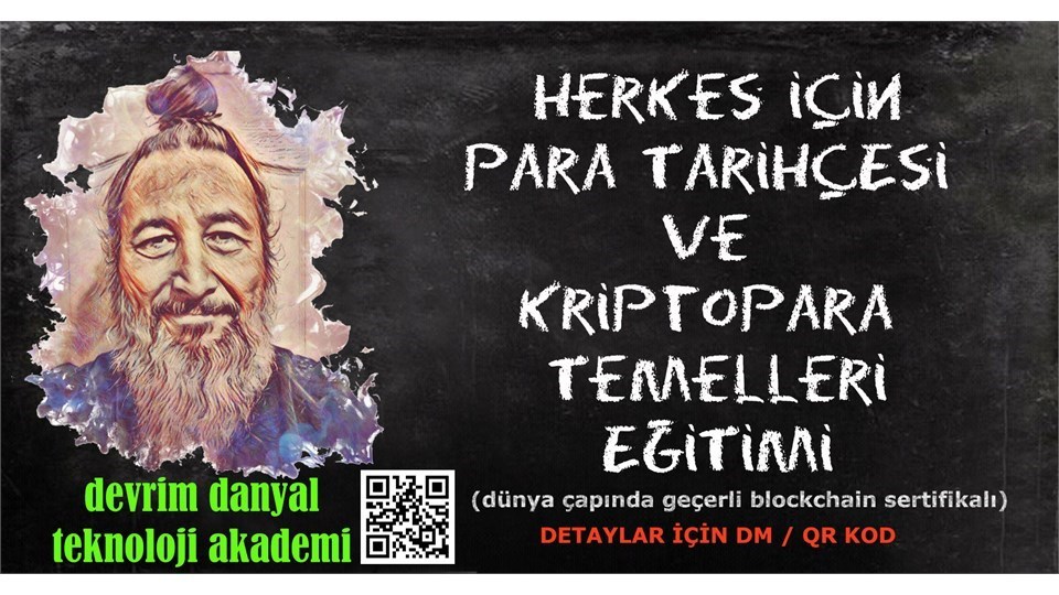 ONLINE SERTİFİKALI - Herkes İçin Para Tarihçesi ve Kriptopara Temelleri Eğitimi - 03 Mayıs