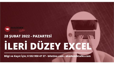 İleri Düzey Excel