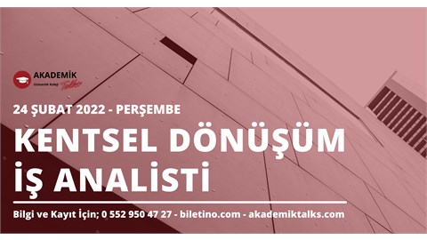 Kentsel Dönüşüm İş Analisti Eğitim Programı