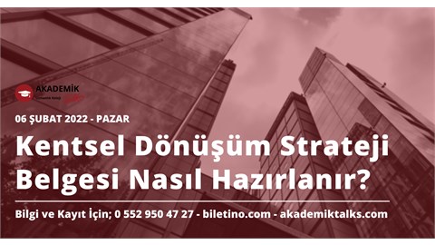 Kentsel Dönüşüm Strateji Belgesi