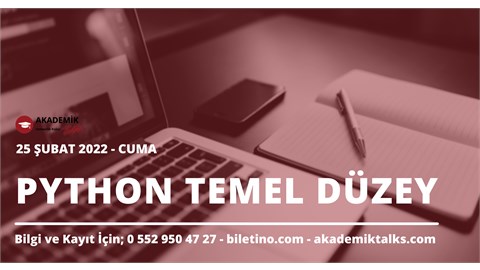 PYTHON Temel Düzey Eğitimi