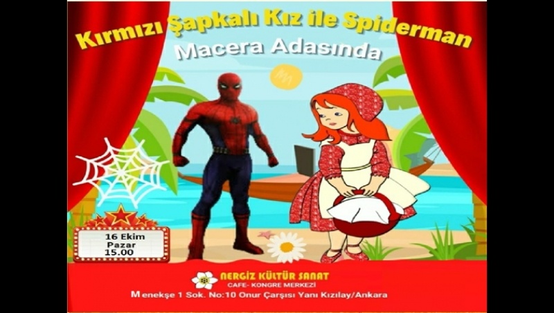 Kırmızı Şapkalı Kız ile Spiderman Macera Adasında