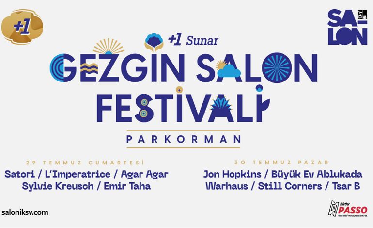 +1 Sunar: Gezgin Salon Festivali 29-30 Temmuz
