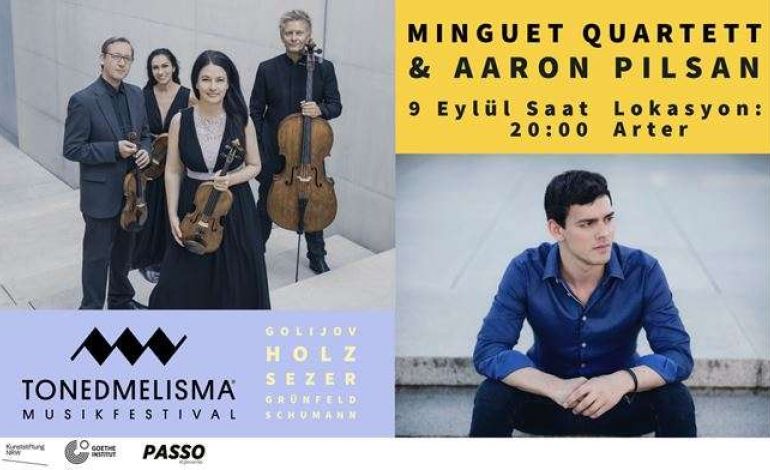 Minguet Quartett & Aaron Pilsan