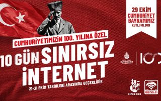 İBB’DEN 100. Yıla Özel Sınırsız İnternet