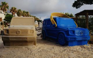Sucuk & Bratwurst’un ‘Sand Carstle’ eseri Mercedes-Benz