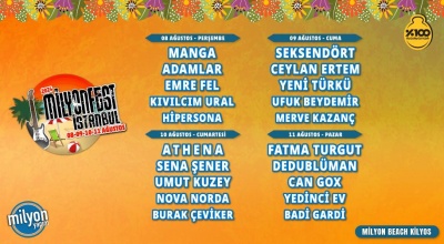 MilyonFest İstanbul - Cuma