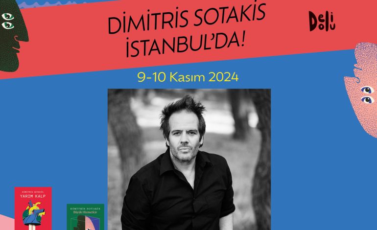 Delidolu’nun Ödüllü Yazarı Dimitris Sotakis İstanbul’da!