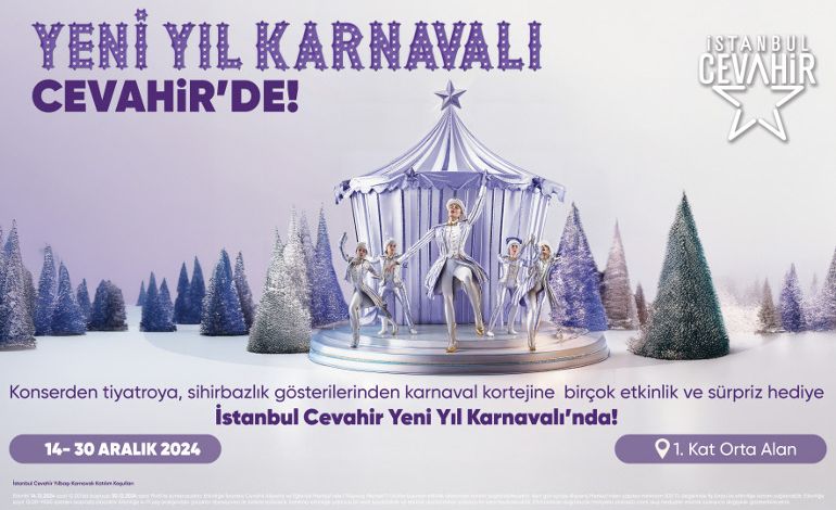 İstanbul Cevahir’in Yeni Yıl Karnavalı Devam Ediyor