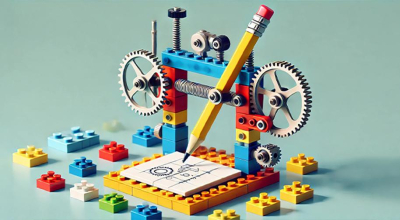 Lego Tuğlaları ile Çizim Robotu